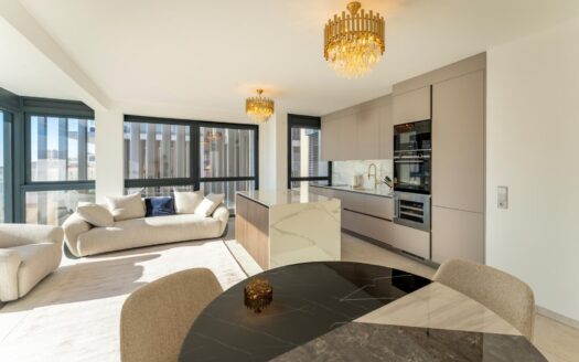 Spacious and bright 3-bedroom apartment on the border of Monaco — Résidence Olympe