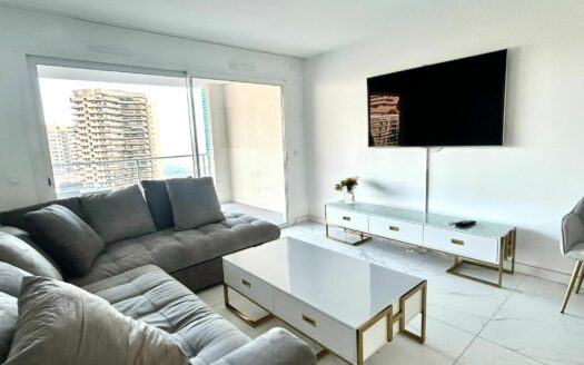 Beautiful furnished 2-bedroom apartment with terrace near Monaco