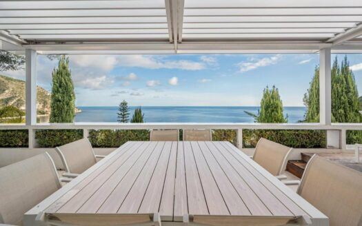 Contemporary villa with sea view