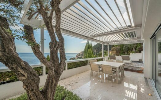 Contemporary villa with sea view