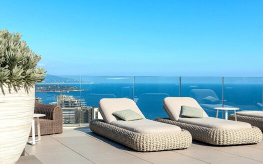Stunning Duplex Penthouse – Private Rooftop & Monaco Views