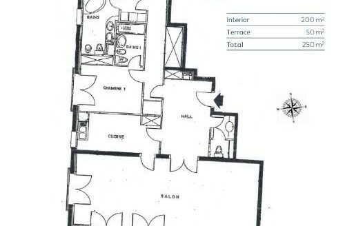 MONTE-CARLO| VILLA DE ROME| 4 ROOMS