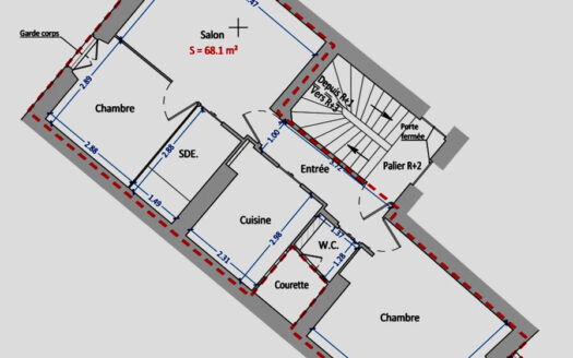 RUE DES ROSES | MONTE CARLO | 3 ROOMS
