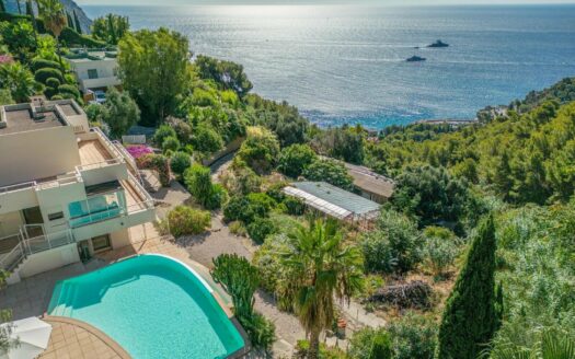 Contemporary villa with sea view – Private estate in Èze by the sea